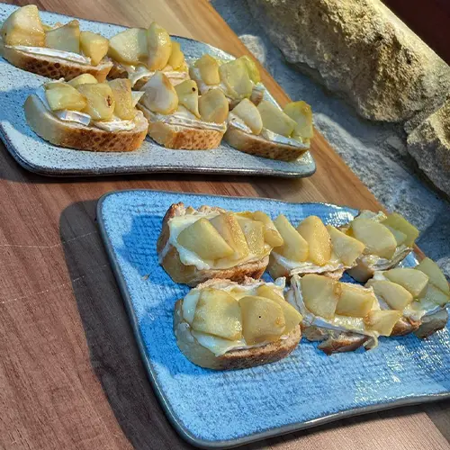 Crostini di Brie i Fruta Stagione